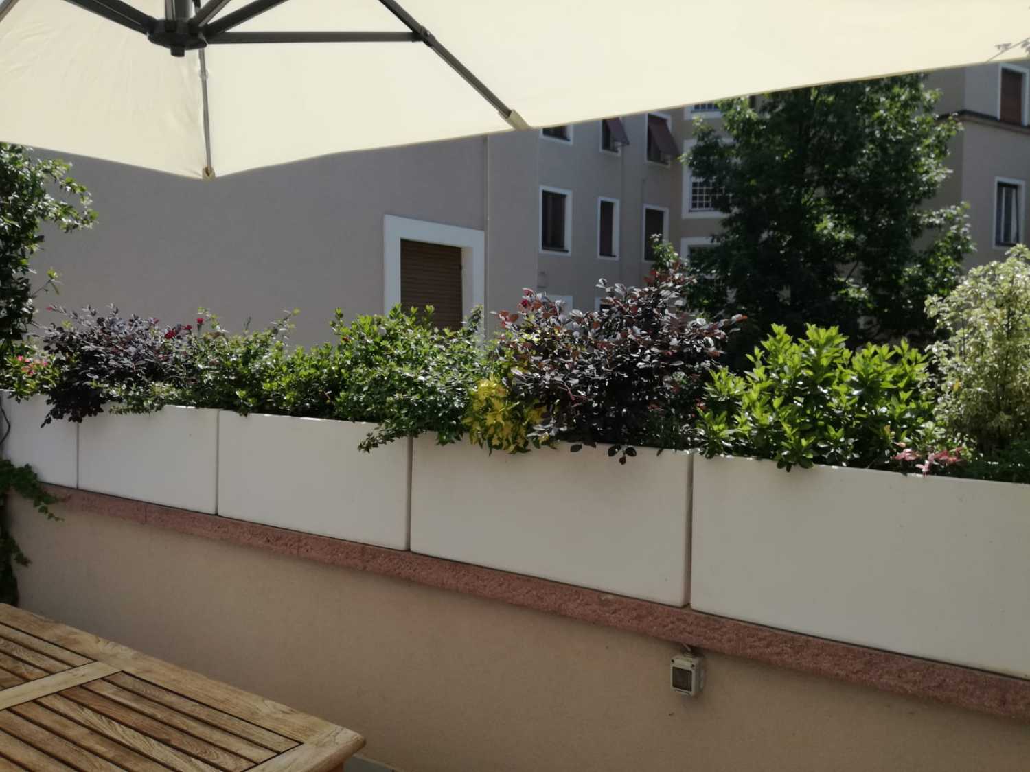 fioriere da balcone cm100 senza piedini di sostegno